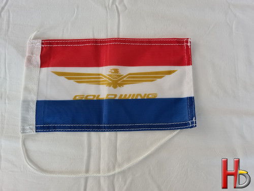 Nederlandse vlag met...