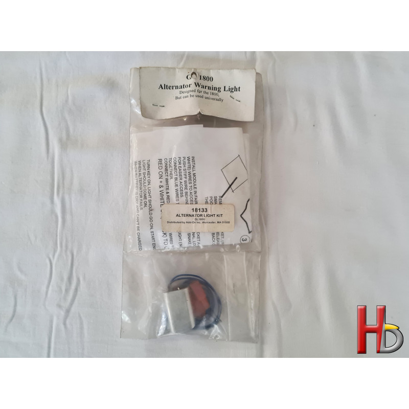 alternator warning light Goldwing GL1800