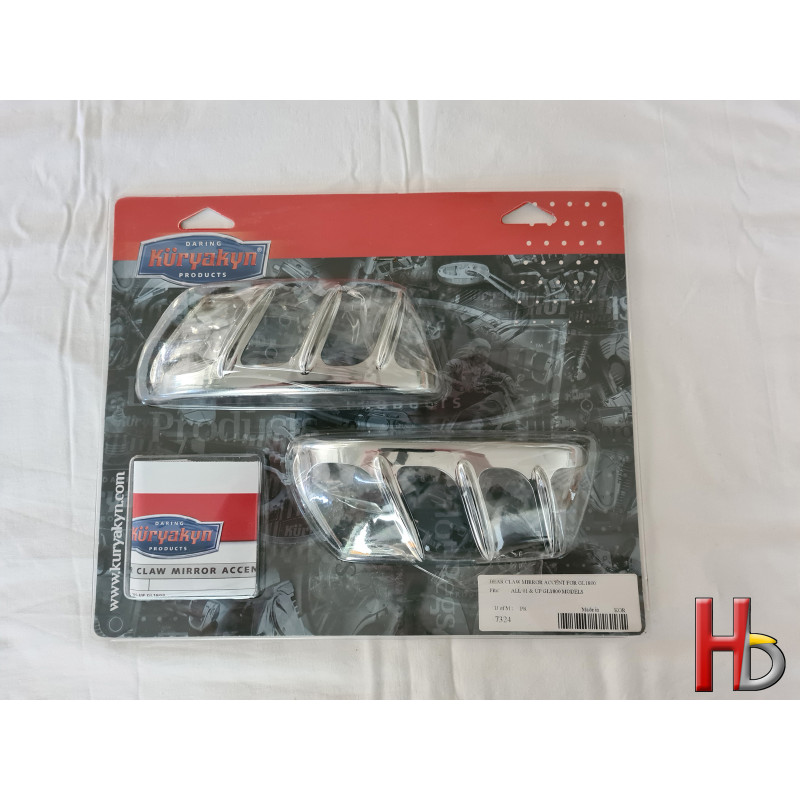 chrome bearclaw mirror accent Goldwing GL1800