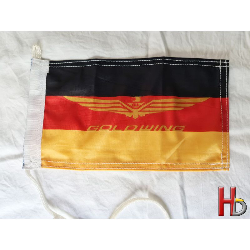 vlag Duitsland met Goldwing logo