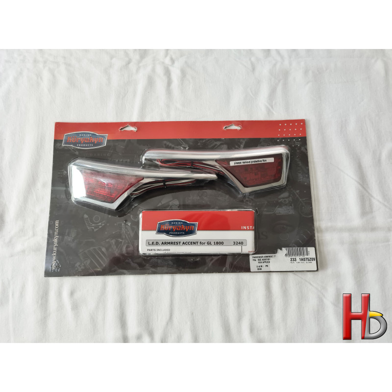passenger armrest lightening Goldwing GL1800