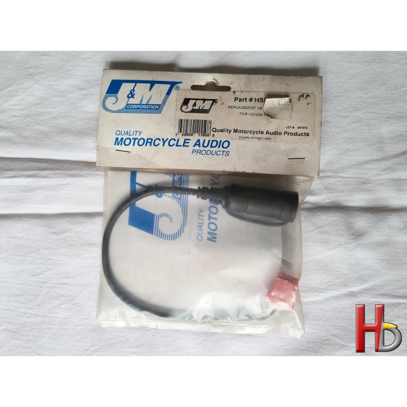 J&M intercom headset cord Goldwing GL1500