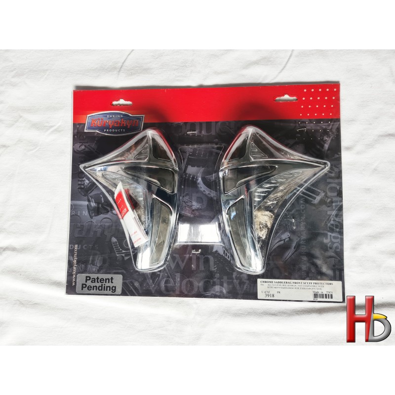 chrome saddlebag front scuff protectors Goldwing GL1800