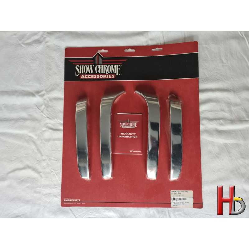 chromen strips voorkant zijkoffers Goldwing GL1800