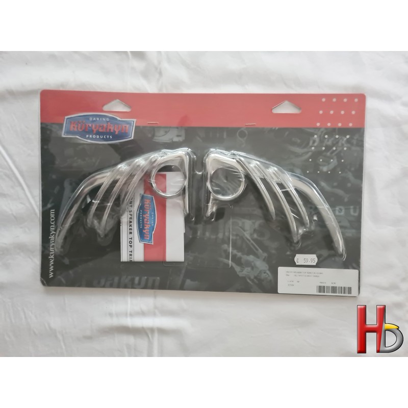 chrome front speaker top trims Goldwing GL1800